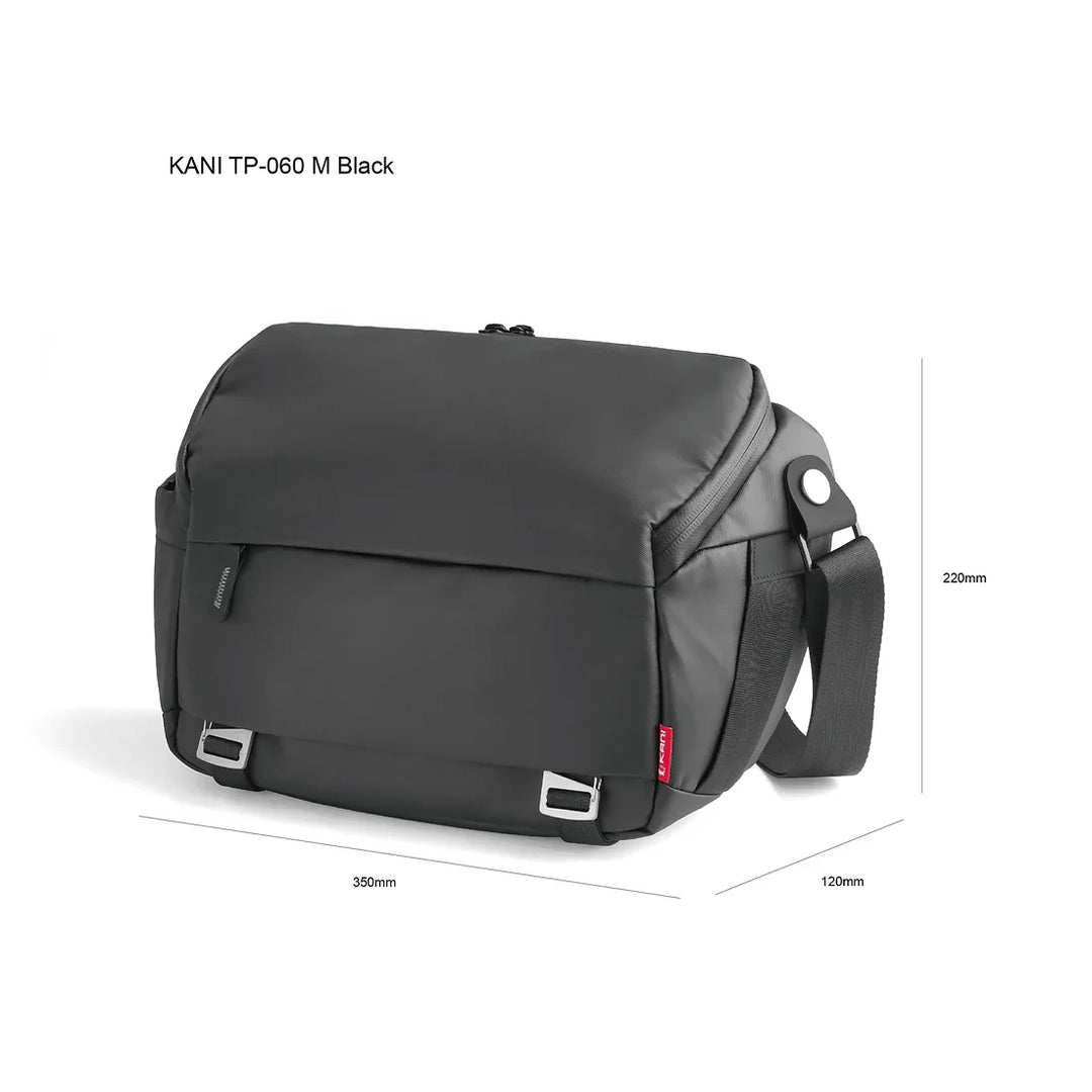 KANI TP-060M Black (6.4L) Water-repellent Shoulder Bag