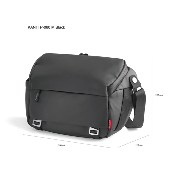 KANI TP-060M Black (6.4L) Water-repellent Shoulder Bag