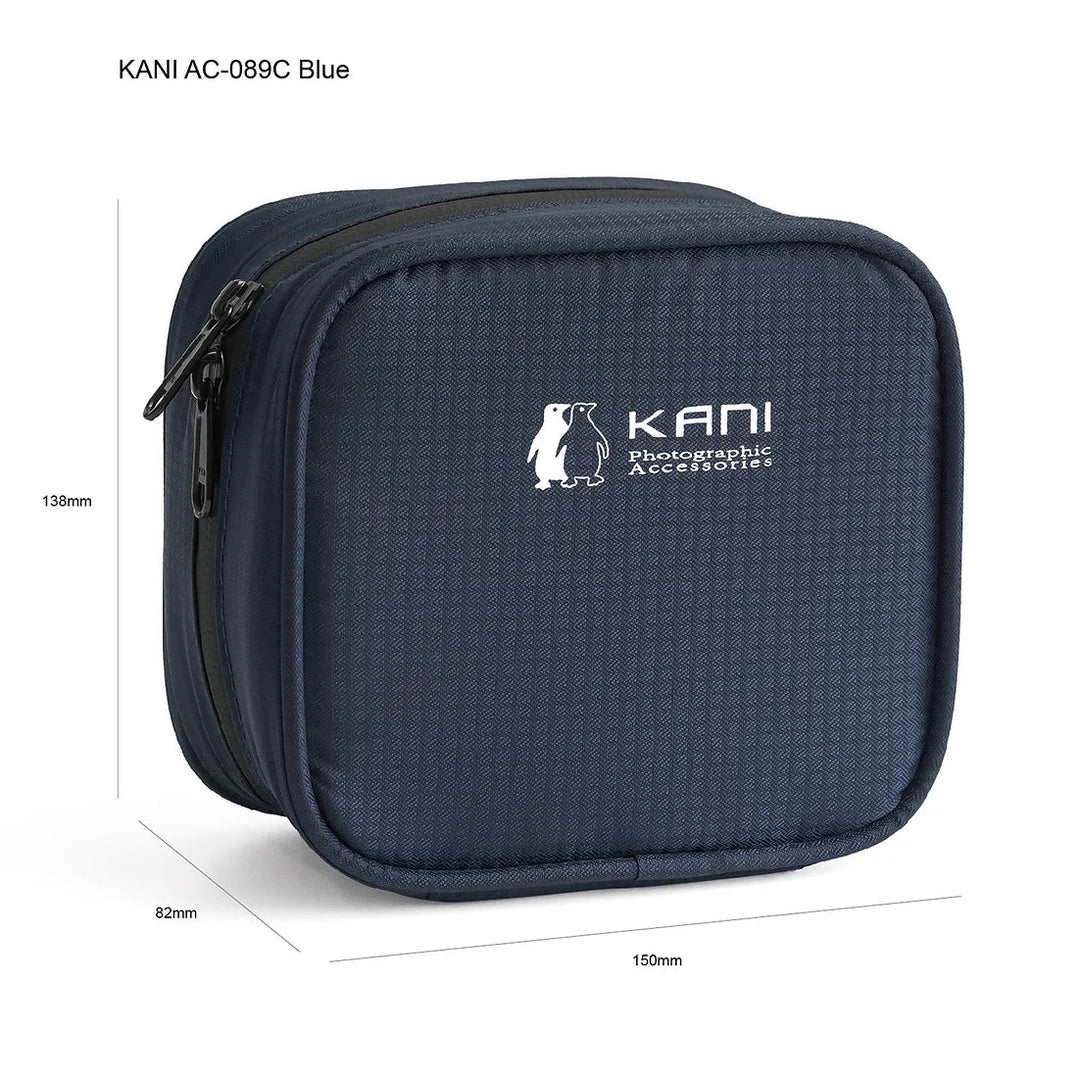 KANI AC-089C Blue Soft Case for Circular Filters up to φ105mm (Holds 8 Filters)
