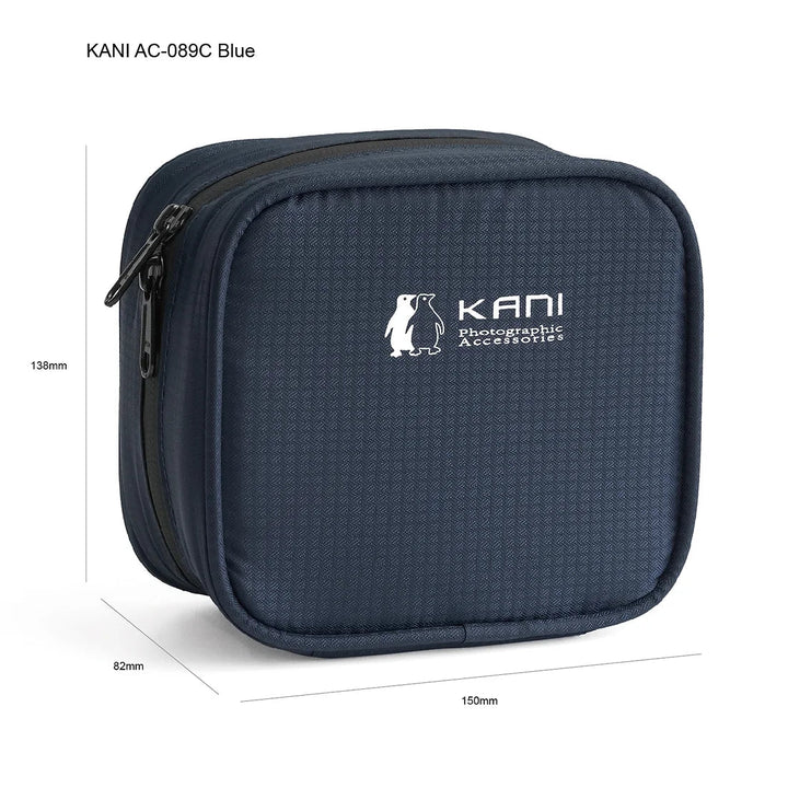 KANI AC-089C Blue Soft Case for Circular Filters up to φ105mm (Holds 8 Filters)