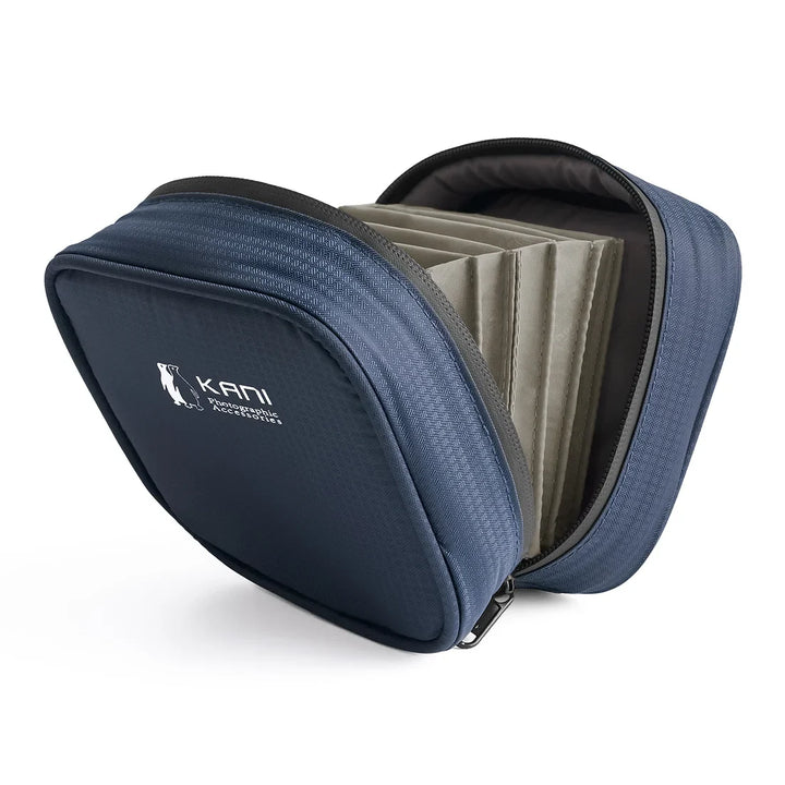 KANI AC-089C Blue Soft Case for Circular Filters up to φ105mm (Holds 8 Filters)