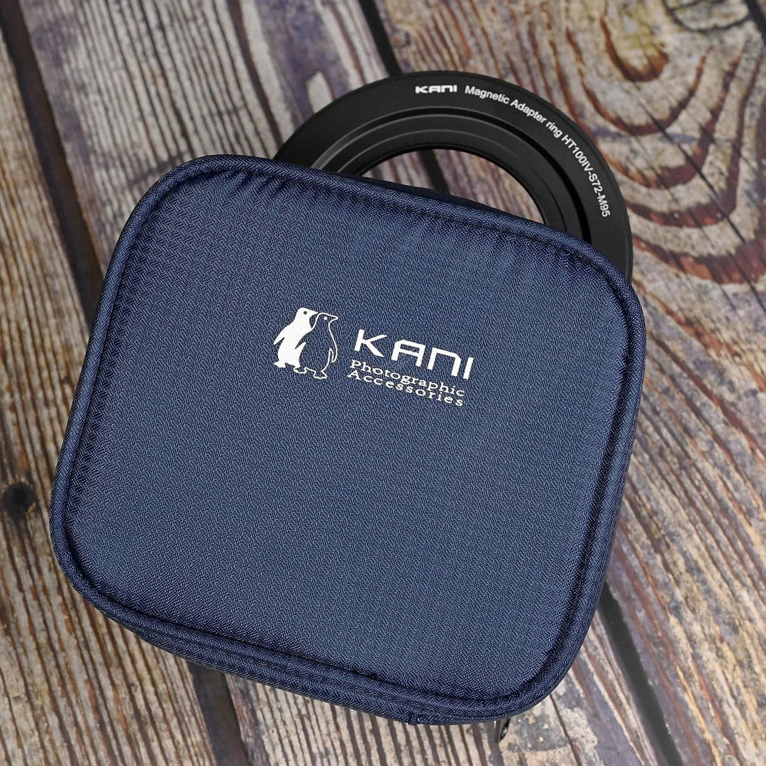 KANI AC-089C Blue Soft Case for Circular Filters up to φ105mm (Holds 8 Filters)
