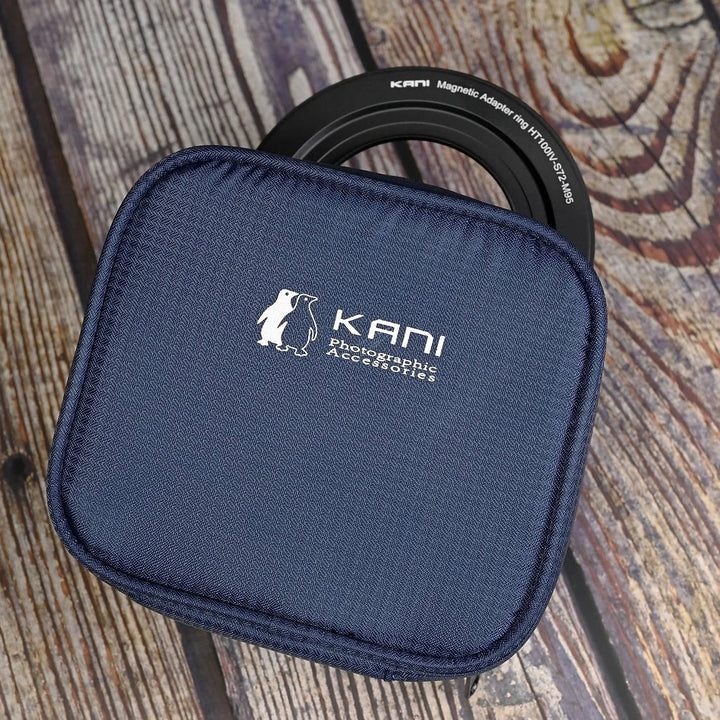 KANI AC-089C Blue Soft Case for Circular Filters up to φ105mm (Holds 8 Filters)