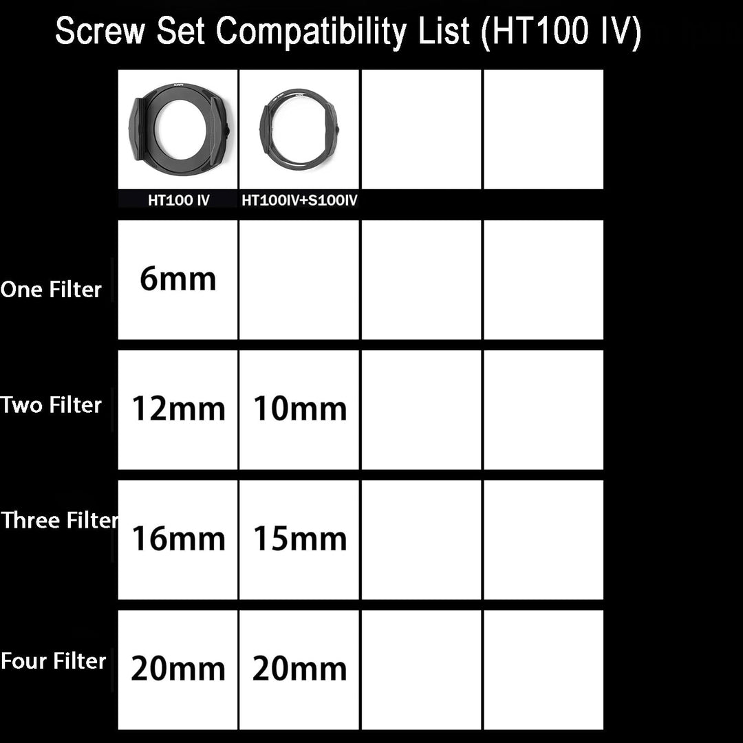 KANI Screw  for HT100IV Filter Holder (4pcs)