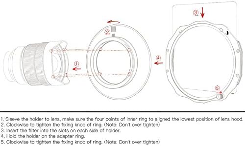 KANI 170mm Filter HOLDER SYSTEM FOR Carl Zeiss Distagon T* 15mm F2.8