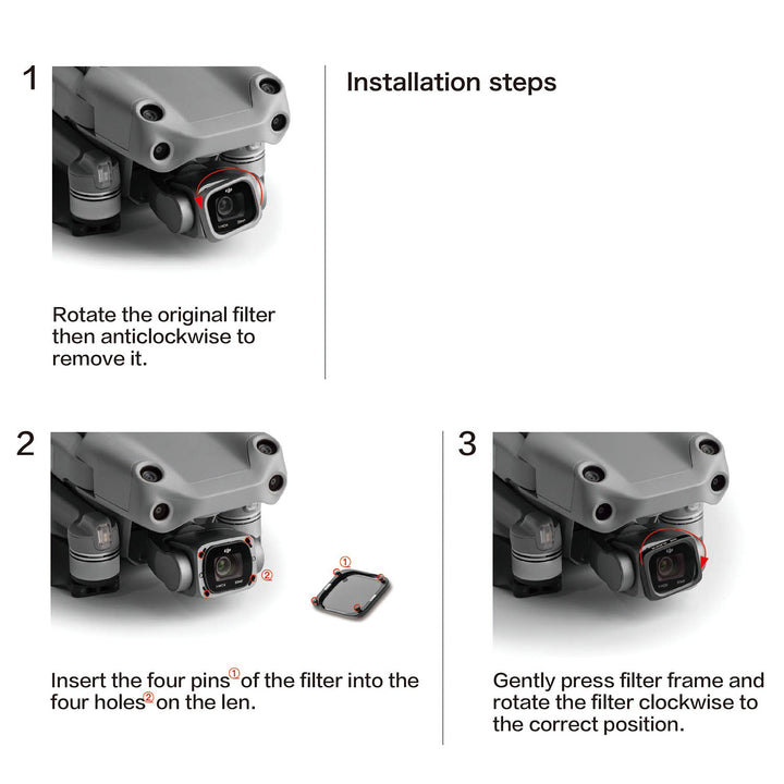 KANI Drone Filter Collection for DJI Mavic, Mini, Air & Pocket Series