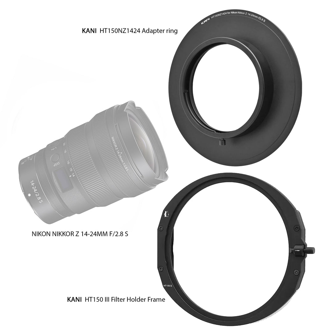 KANI HT150 III Filter Holder for Nikon Nikkor Z 14-24mm f/2.8 S