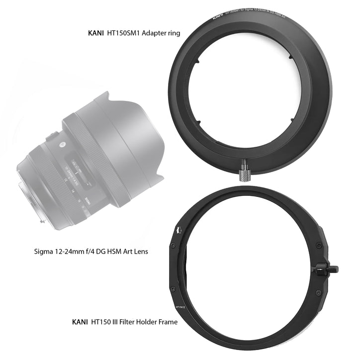 KANI HT150 III Filter Holder for SIGMA 12-24mm F4 DG HSM & SIGMA 14mm F1.4 DG DN