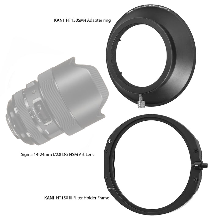 KANI HT150 III Filter Holder  for SIGMA 14-24mm f2.8 DG HSM