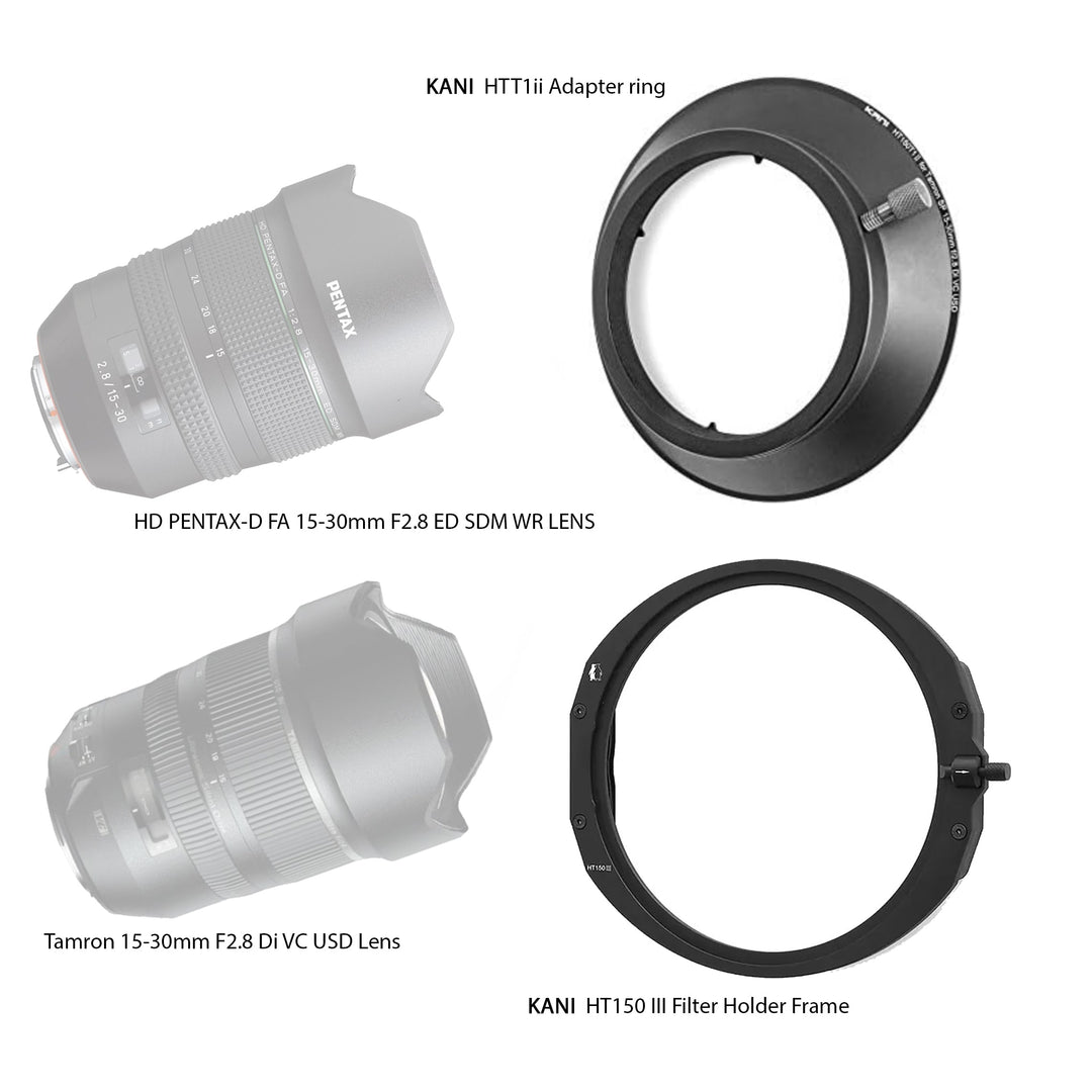 KANI HT150 III Filter Holder for TAMRON SP 15-30mm F/2.8 & PENTAX HD DFA 15-30mmF2.8